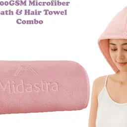 midastra Microfiber 500 GSM Bath, Hair Towel Set-picture-11