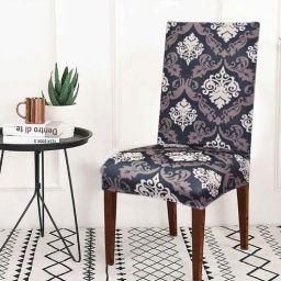 b7 creations Multicolor Traditional Polyester Blend 14x38 Inches Chair Covers (Set of 4)-picture-13