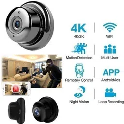 PERAMISYM Compact Wi-Fi Security Camera for Home Use Security Camera-image-23