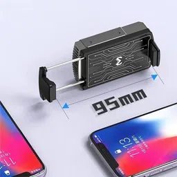 Cubonic X Memo DL08 front Metal Grill Design Instant Mobile RGB Light 1 Fan Cooling Pad image 4