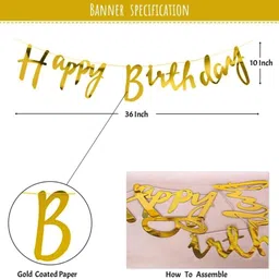 mooke Solid Birthday RED Themed Decoration Kit- 1Bunting,2RedCurtains,20Red&10Gold balloons Balloon image 3