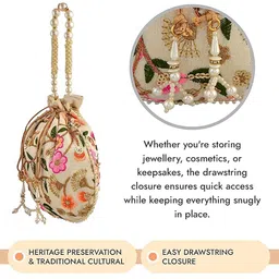 kuber industries Women Multicolor Potli image 5