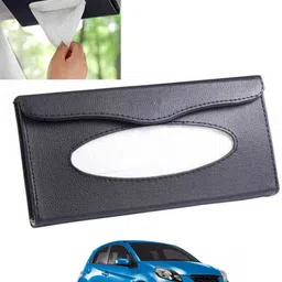 ccmm Universal Leatherite Black Rectangle Tissue Paper Box/Dispencer For Car-41 Vehicle Tissue Dispenser-picture-35