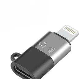 POPAT Grey Type C Female To Male Lightning Connector Adapter Otg Iphone Phone Converter-picture-16