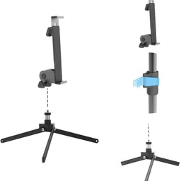 chetty DT23 Desk Mobile Stand, Iron, Plastic Desk Stand Rotatable Laptop Stand Compatible with Universal Laptops image 1