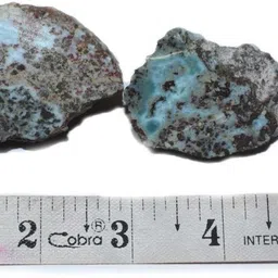 healings4u Raw Rough Stone - Larimar 250 Grams unpolished Raw Regular Asymmetrical Crystal Stone image 3