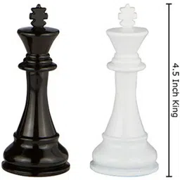 hk sport & toys Plastic Chess Pieces Chessmen Chess Set Board Game Accessories image 2