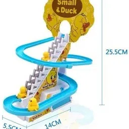 smilynation Small Ducks Chasing Race Track Game Set,Playful Roller Coaster Toy image 3