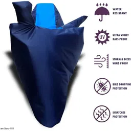 the aishcare Waterproof Two Wheeler Cover for Triumph, Universal For Bike-picture-22