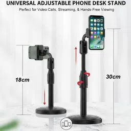 Nadmo 360° FlexFold Adjustable Desk Phone Stand – Foldable & Height Adjustable Holder Mobile Holder-picture-25