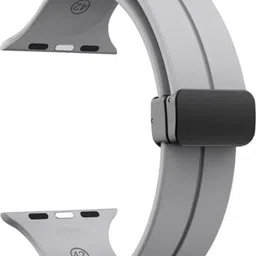 Gadgetzilla Apple Watch Band 49mm, 45mm ,44mm ,42mm ,Soft Silicone Magnetic Watch Strap 45 mm Silicone Watch Strap image 3