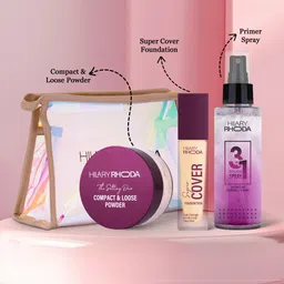 hilary rhoda Super Coverage Foundation | Setting Powder & Primer Spray | Makeup Kit for Women-picture-24