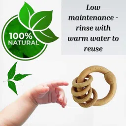 aditya creation For Baby 6 month to 15 month Antifungal and Antibacterial Properties Teether and Feeder image 4