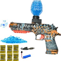 vikrida Electric Gel Water Ball Blaster Pistol Gun Darts & Plastic Bullets-picture-3