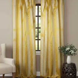 153 cm (5 ft) Window Polyester Semi Transparent Curtain (Pack Of 2)-image-110