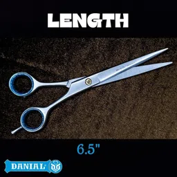 danial 6.5" Sharp Super Cut Stainless Steel Hair Cutting Scissor For Barber Scissors image 5