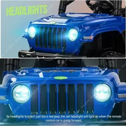 OH BABY by flipkart KIDS 6500 JEEP Rechargeable Ride-On,Remote for Kids (2-7 Yr) Jeep Battery Operated Ride On image 2