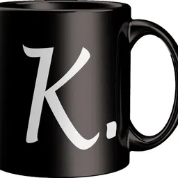 Quotes With Alphabet: K Ceramic Coffee Mug-image-90