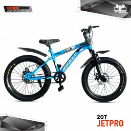 fitbold JetPro Fat Bike|Wheel-20x300| AquaBlue | Age 5-8Years | 99%Fitted |Ready to Ride 20 T (inch) Fat Tyre Cycle image 2