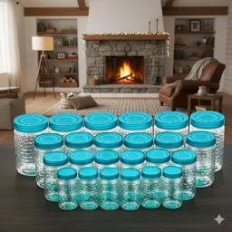 maxtid Utensil Kitchen Rack 24 Plastic Spice Jars Perfect for Organized Cooking Plastic-picture-41