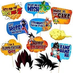 zyozi 11 Piece Dragon Ball z Photo Booth Props / Dragon Photo Booth Props / Photo Booth Props for Dragon Ball Z / Birthday Photo Booth Props Photo Booth Board-picture-15