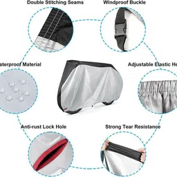 mwbb Waterproof Two Wheeler Cover for TVS image 3