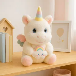 bizdom SparkleSky Unicorn – 22 cm Cute Stuffed Toy - 22 cm image 2