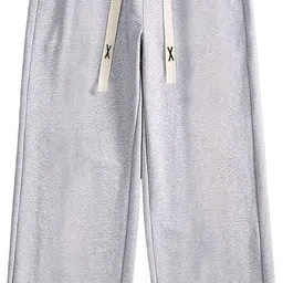 dockstreet Men Solid Grey Track Pants image 3