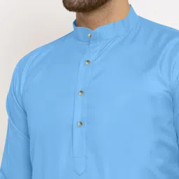 vinaari Men Cotton Blend Kurta Pyjama Set image 4