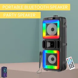 Clairbell Pushpa (WIRELESS BLUETOOTH PARTY SPEAKER) Crystal Clear Sound With MicY126 40 W Bluetooth Party Speaker-picture-18