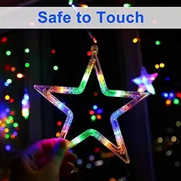 trust ware 138 LEDs 3 m Multicolor Color Changing, Flickering, Steady Star Rice Lights image 5