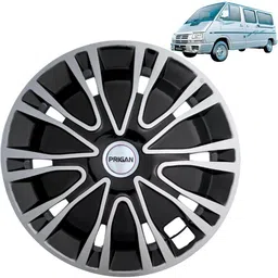 prigan Winger Drive Silver Black 14 INCH Wheel Cover For Tata Winger-picture-26