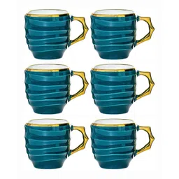 roxx Porcelain Coffee/Tea Gold Design Mug Set of 6pcs image 3