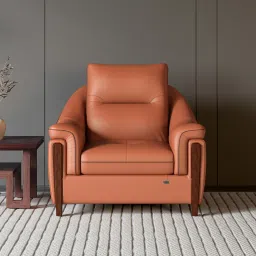 durian Russet 1 Seater Sofas In Brown Finish image 1