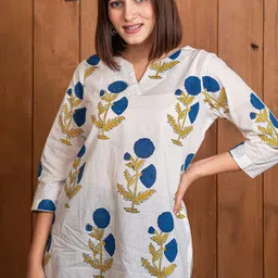 sangouri Casual Regular Sleeves Printed Women White Top image 5