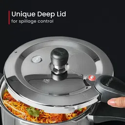 prestige Svachh Triply 5 L Induction Bottom Pressure Cooker image 4