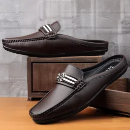 thivim Deziner Mens Black Casual Ethnic Wear Loafers For Diwali Loafers For Men-picture-20