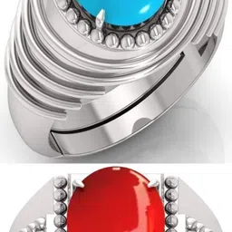 bhairaw gems Moonstone Stone Silver Adjustable Ring Sterling Silver Ring image 1