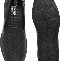 rising wolf Synthetic Leather Lightweight Loafer for Daily Use | Mild Waterproof Protection Loafers For Men image 5