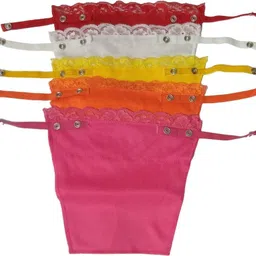 glorsio Women White, White, Yellow, Orange, Multicolor Mock Camisole image 2