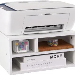 UniShop Printer Stand Printer, Desk Organiser Perfect for Office/Home Desk (White) Open Cabinet Compatible with Computer-picture-18