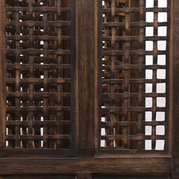 shilpi Engineered Wood Adalia Room Divider In Brown Colour image 5