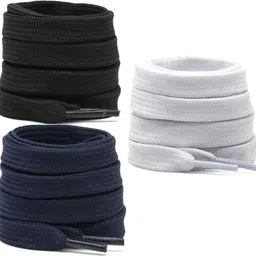 LUCATTO Lace blue_black_white-flat Shoe Lace-picture-11