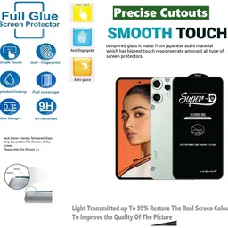 Mersal Edge To Edge Tempered Glass for CMF by Nothing Phone 2 Pro image 3