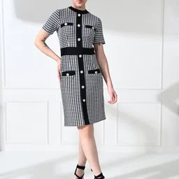 sakshi trader Women Bodycon Multicolor Knee Length Dress image 5