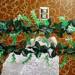 kingstyle impex Artificial Flowers Home Decoration Vine Creepers Plant Wall Hanging Chain J109 Multicolor Rose Artificial Flower image 3