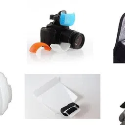 MILLETS Combo Offer 6 Types Flash Diffusers Color Diffuser Bounce Cards Flash Card Still Photographey Diffuser-picture-23