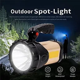 akr Rechargeable 100 W German Laser LED Search Light Emergency Torch Torch-picture-18