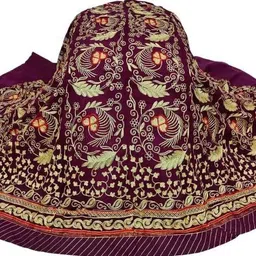 bhawani collection Embroidered Semi Stitched Rajasthani Poshak image 2