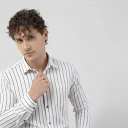 clothisto Men Regular Fit Striped Casual Shirt-picture-27